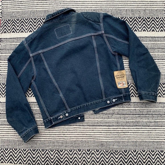 *Perfect Condition* Vintage Diesel Stars Series Denim Jacket size L - Picture 2 of 8